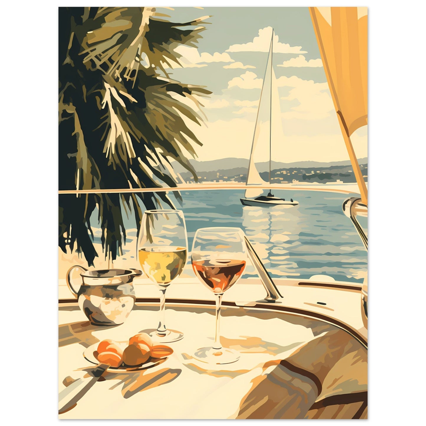 sailing n' wine #poster# by ARTEXPRESSO